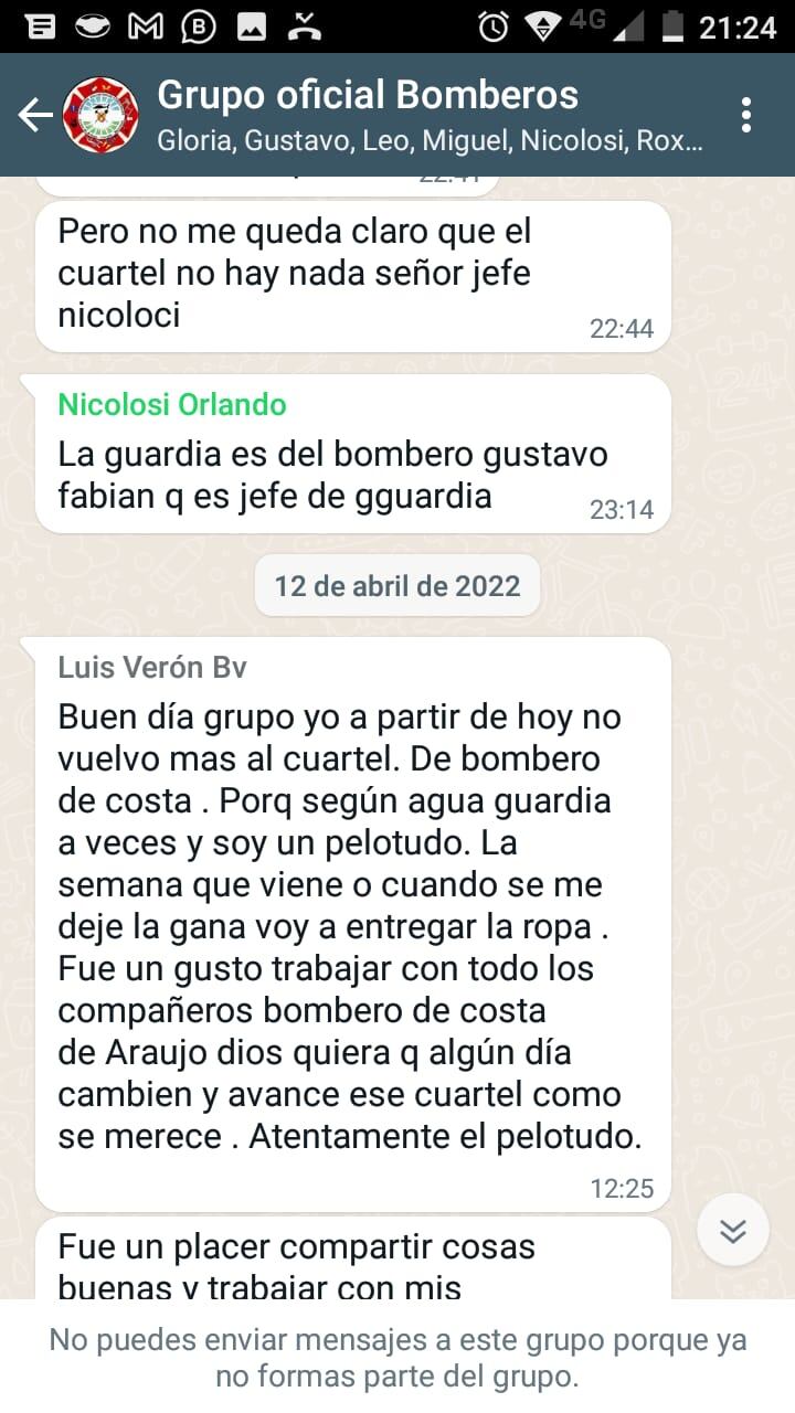 Miembros del Cuartel de Bomberos Voluntarios Forestales Costa de Araujo exigen una nueva comisión por irregularidades y malas condiciones.