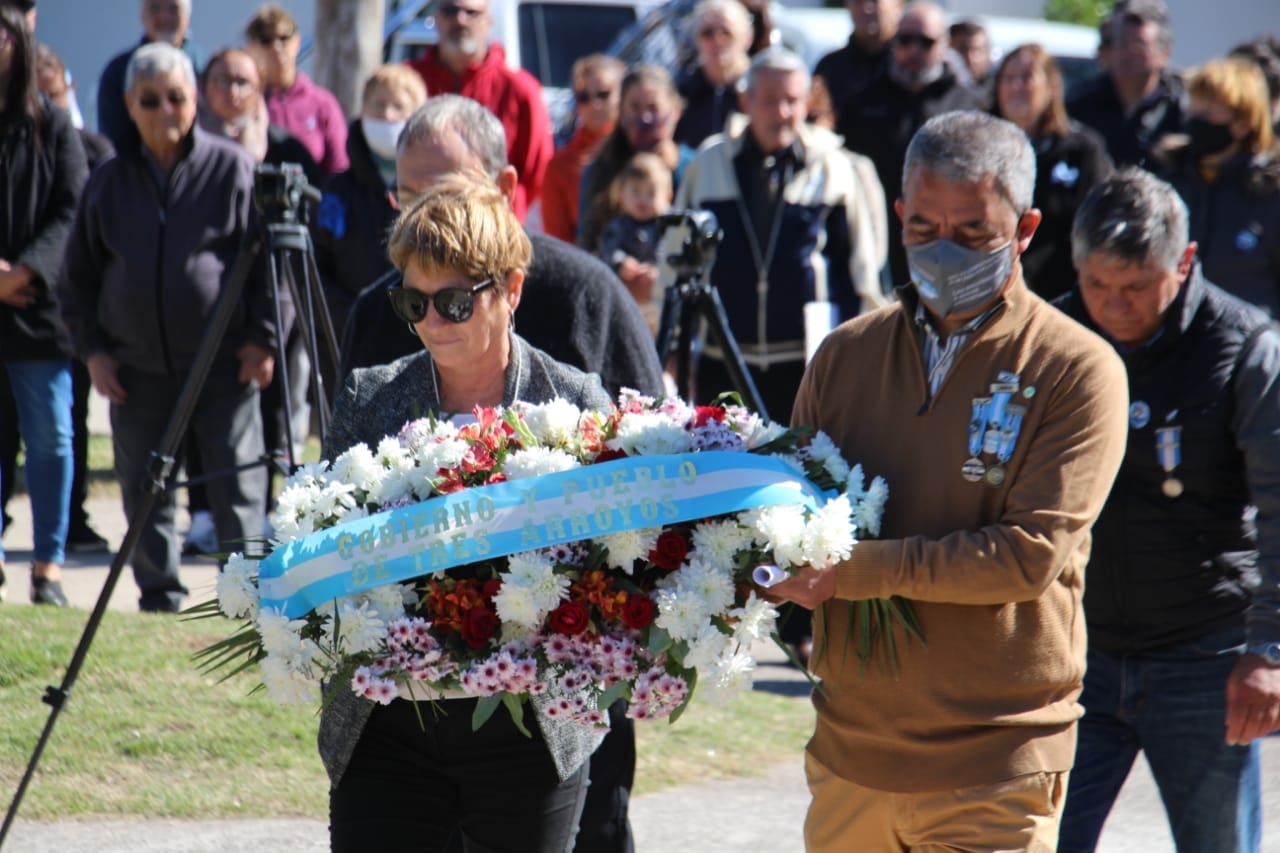 Acto Oficial por el 40º aniversario de la guerra de Malvinas, Tres Arroyos