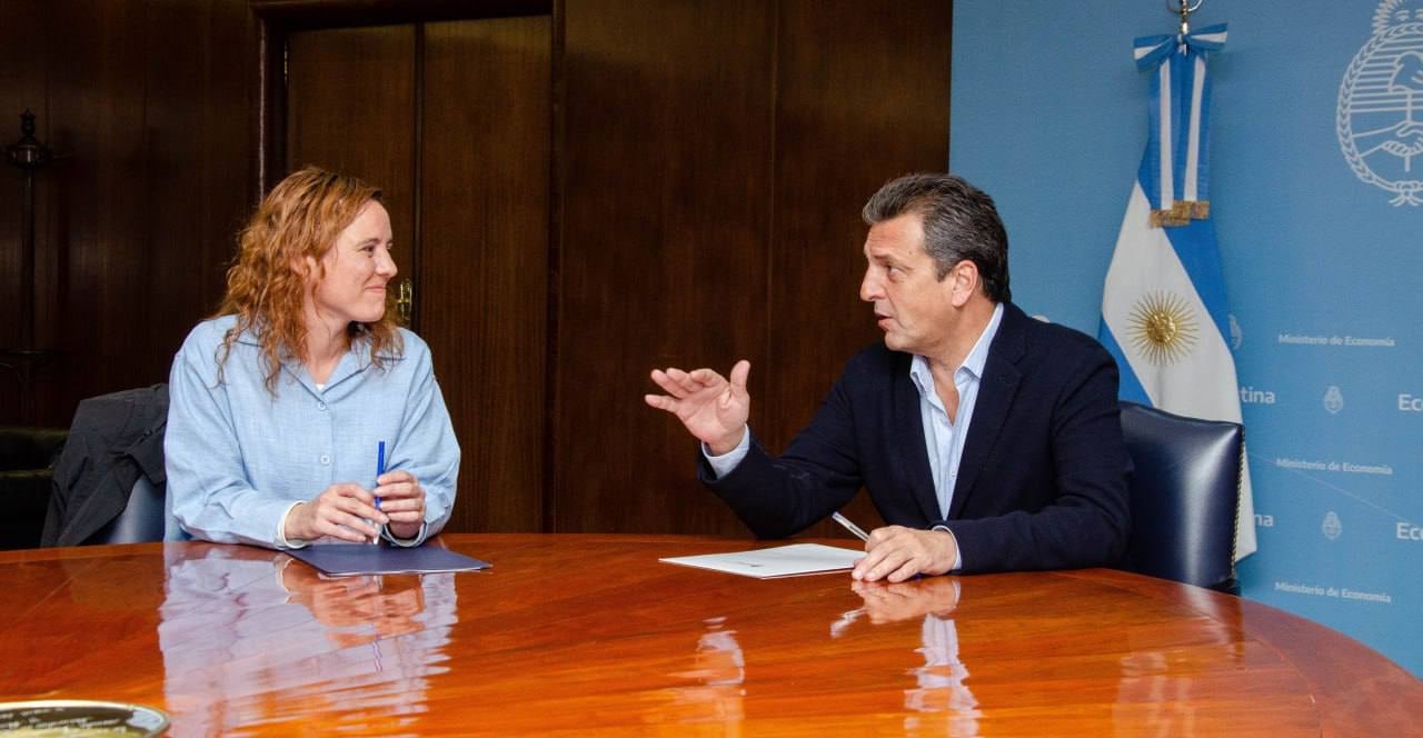 Patricia Cubría se reunió con Sergio Massa.