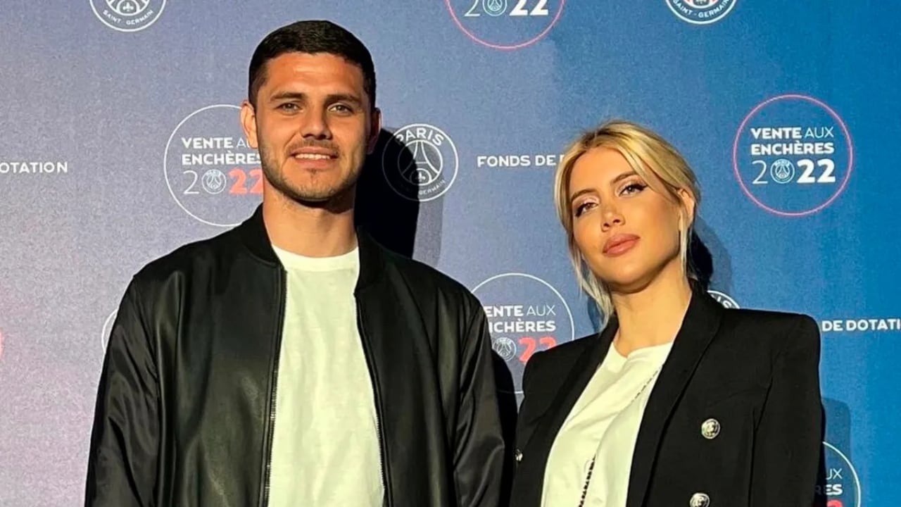 Wanda Nara y Mauro Icardi.