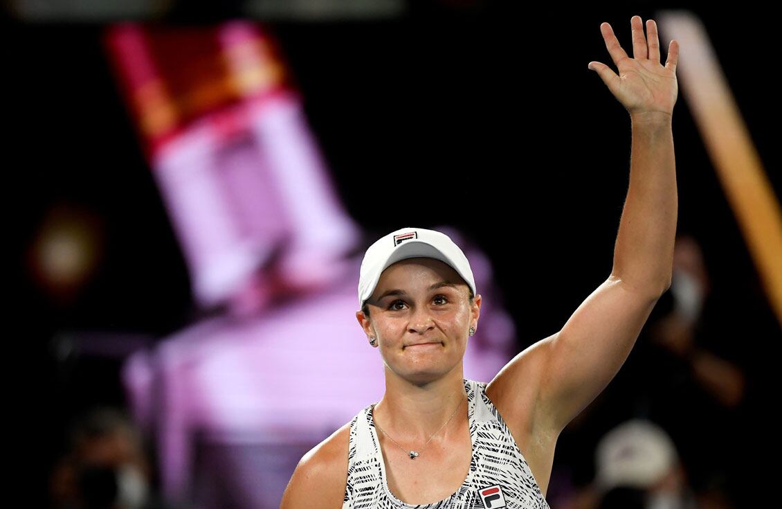 Ashleigh Barty estuvo 114 semanas al frente del ranking de la WTA (AP)