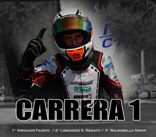 Fausto Arnaudo piloto de Karting de Arroyito