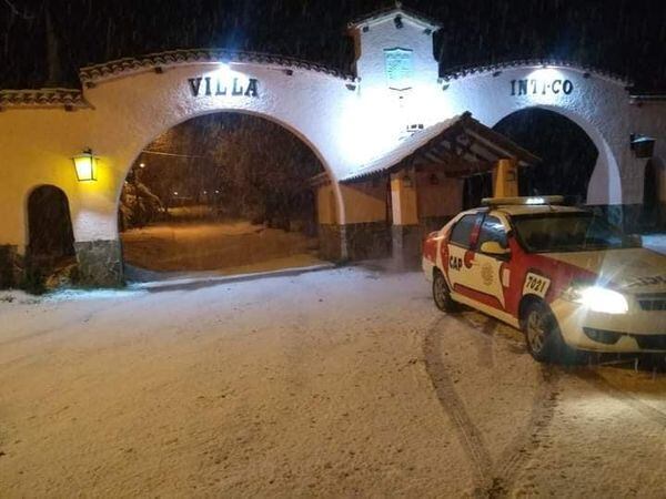 Nieve en traslasierra y Altas Cumbres