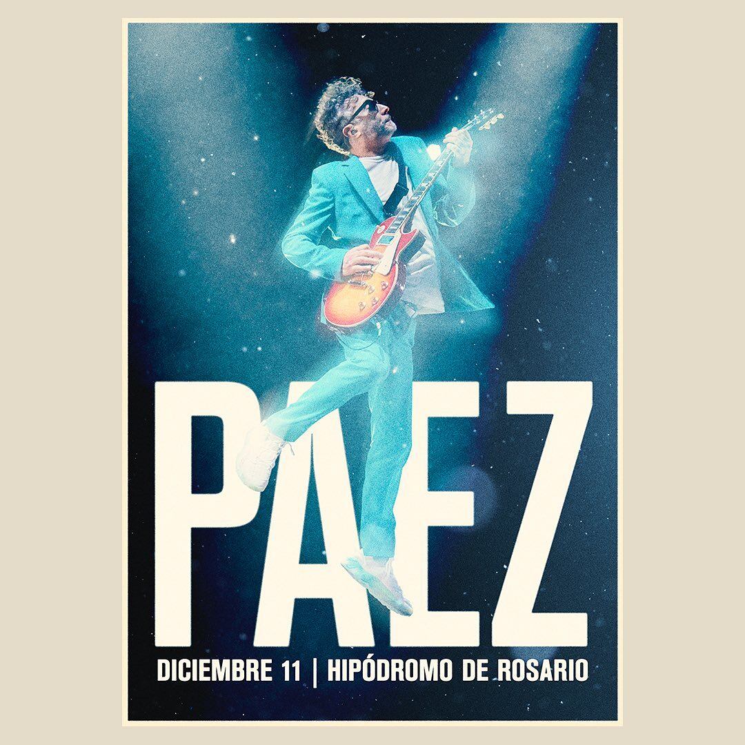 Fito estrenó póster para el concierto que se viene a fin de año.