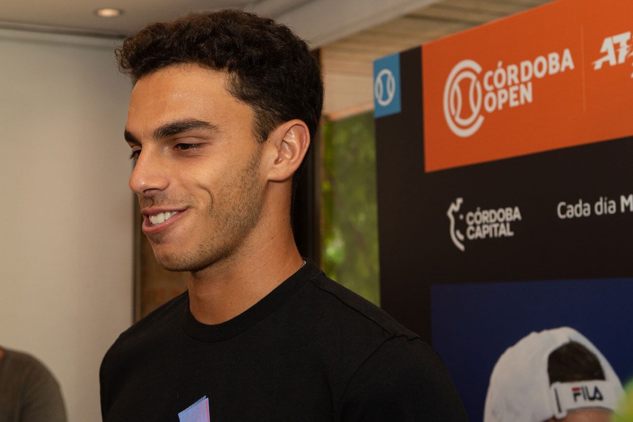 Francisco Cerúndolo encabezó la presentación del Córdoba Open 2023. (Prensa Córdoba Open)