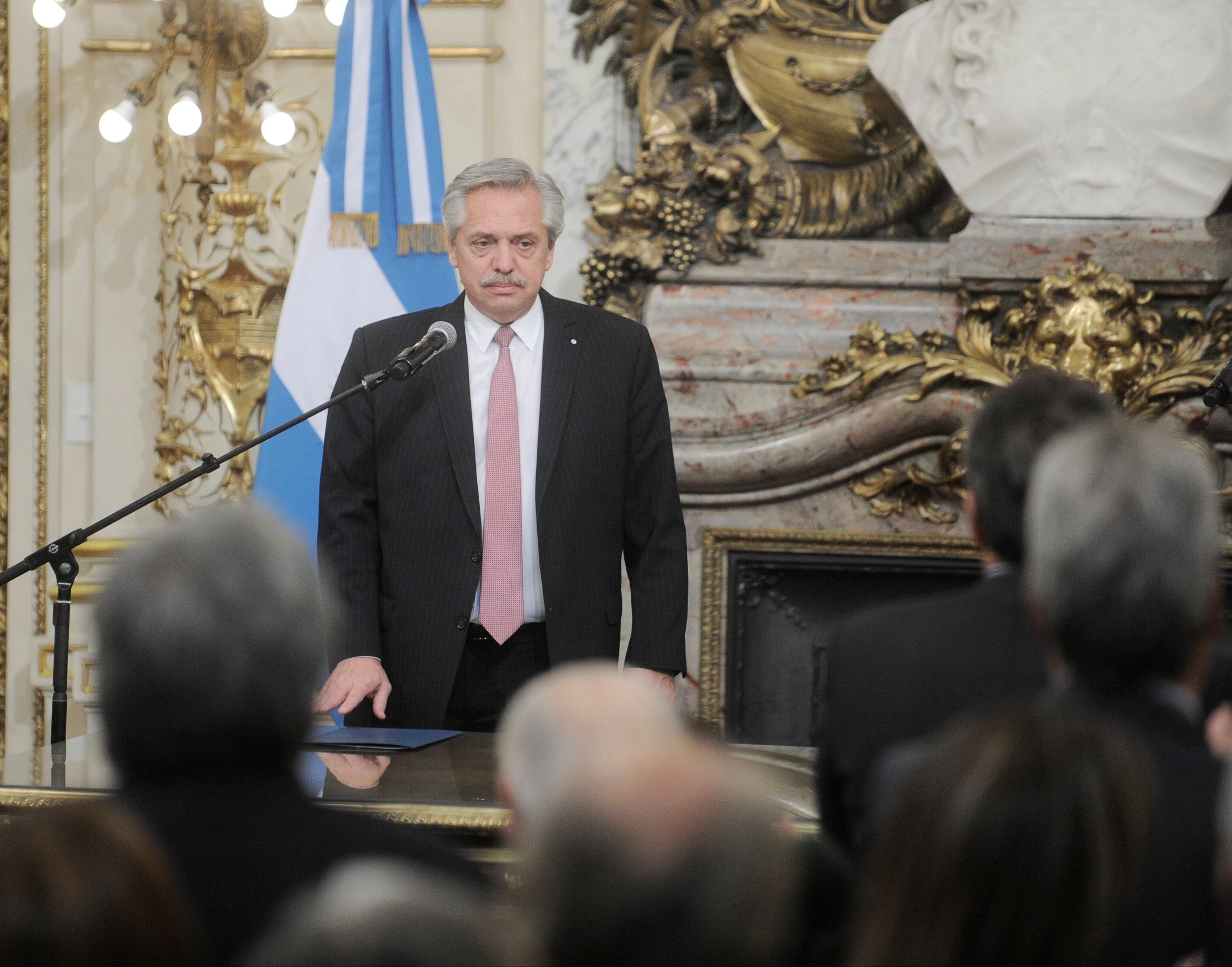 Alberto Fernández. Foto: Clarín.