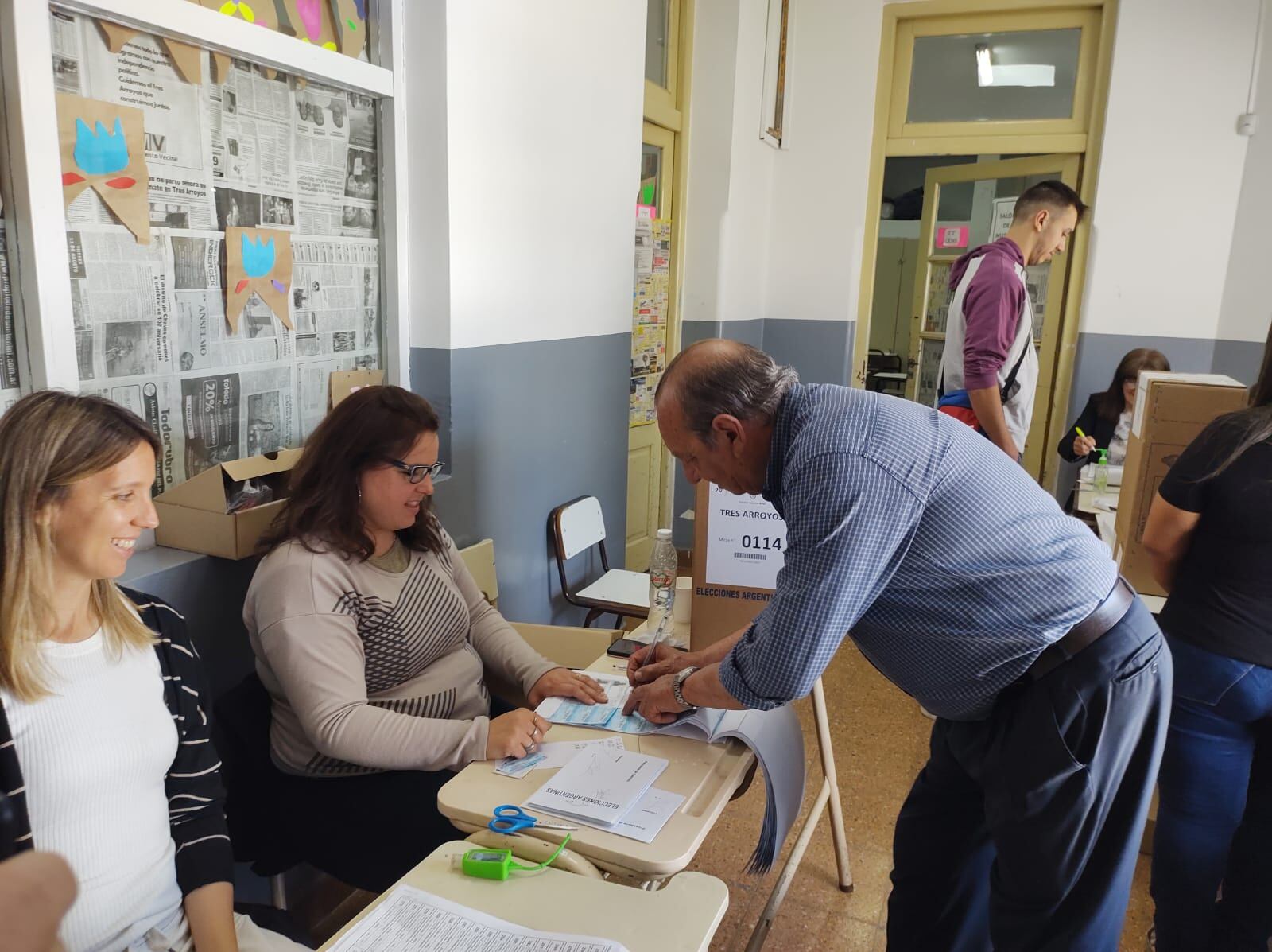 Carlos Sánchez votó por última vez como intendente de Tres Arroyos