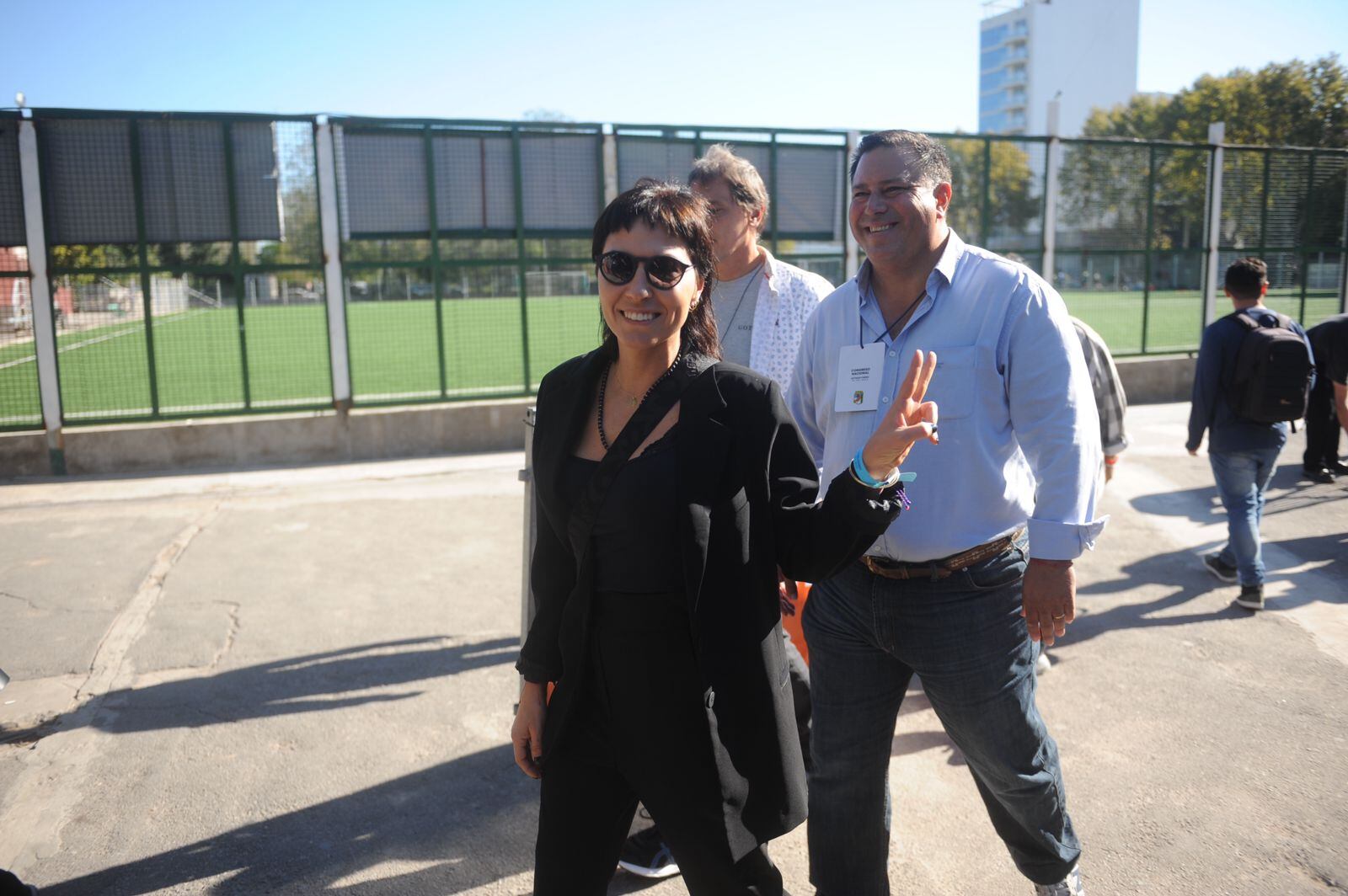 Los referentes del Partido Justicialista se reúnen en el microestadio de Ferro Carril Oeste - Foto Federico López Claro