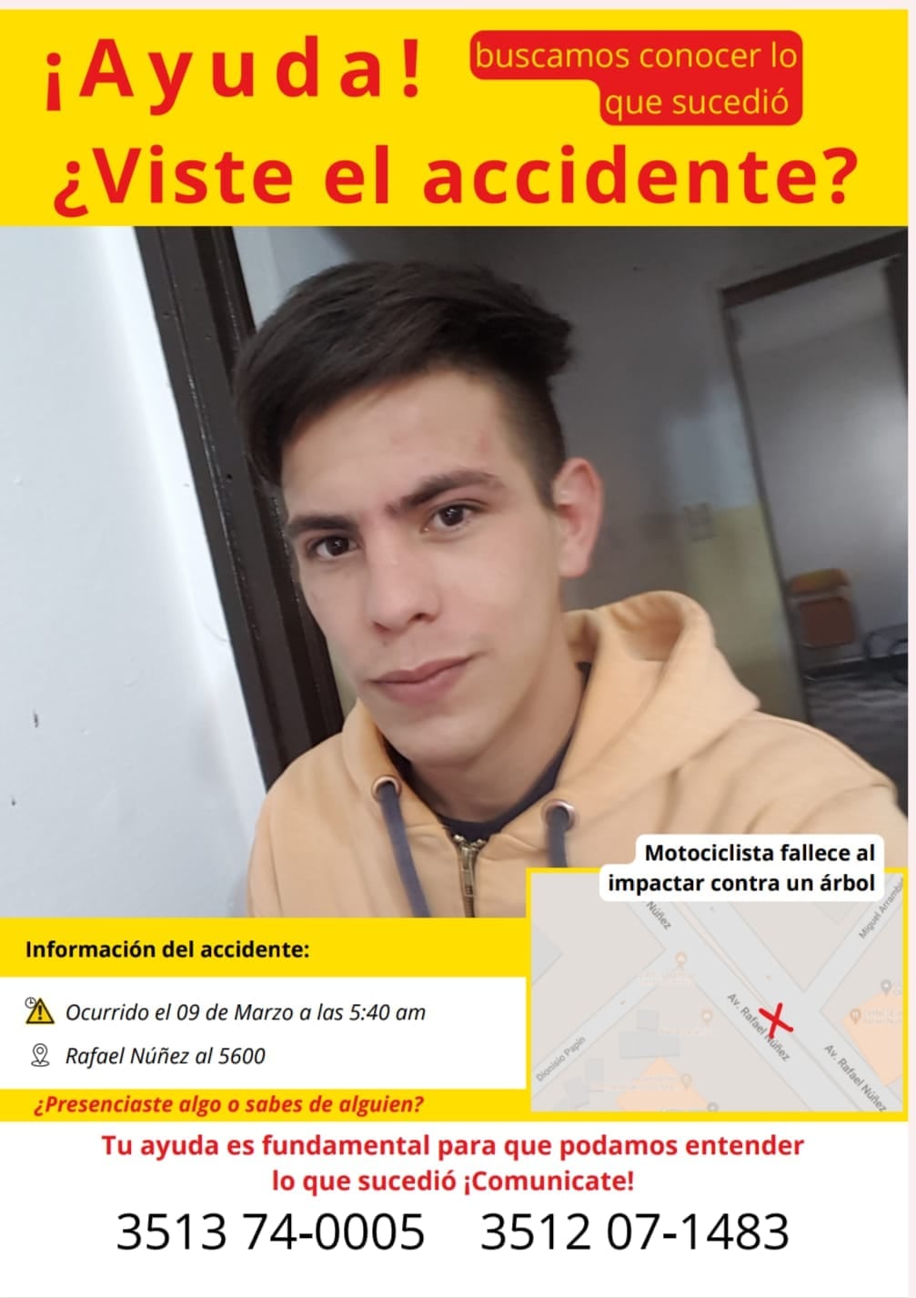 La familia de Lorenzo busca conocer en qué circunstancias falleció el joven. 