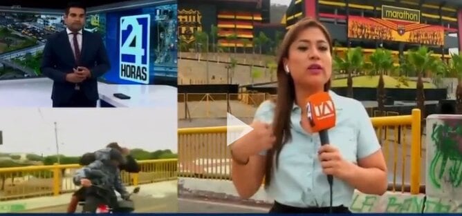 La periodista explica cómo fue el intento de asalto que sufrió con su equipo.