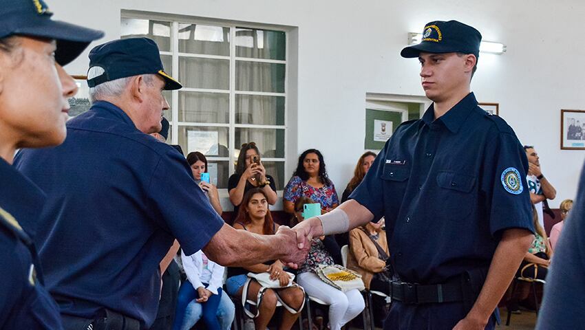 Puerto Belgrano: acto de egreso en la Policía de Establecimientos Navales