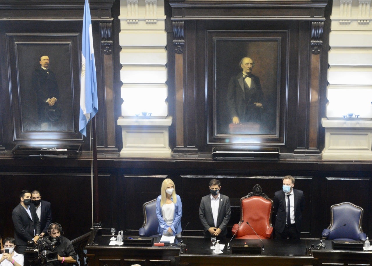 Axel Kicillof en la apertura de las sesiones ordinarias (Foto: Clarín)