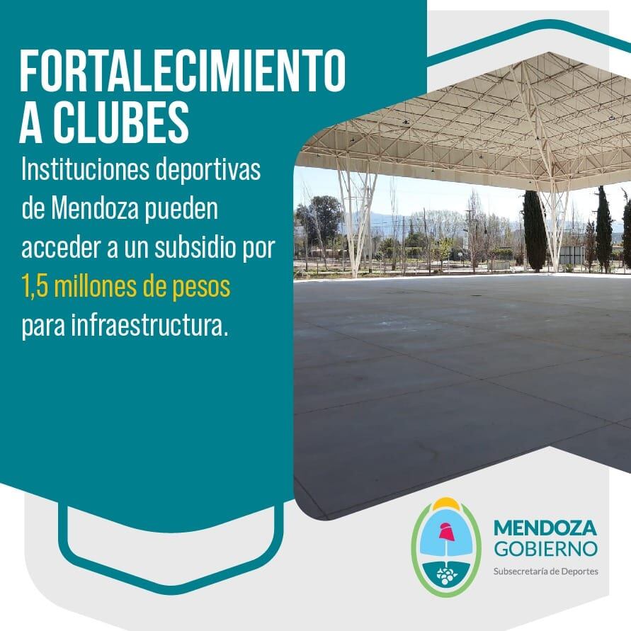 Programa de fortalecimiento a clubes barriales