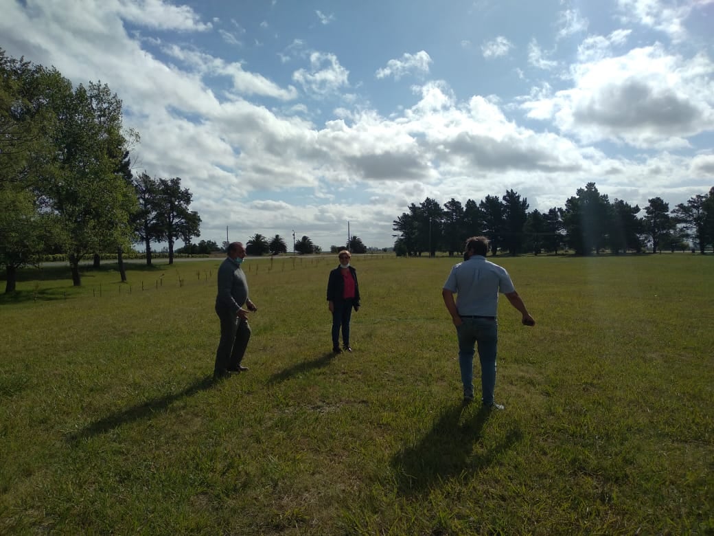 El Intendente Carlos Sánchez recorrió Orense, Bellocq y Lin Calel