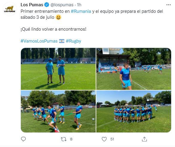 Los Pumas iniciaron su gira en Europa.