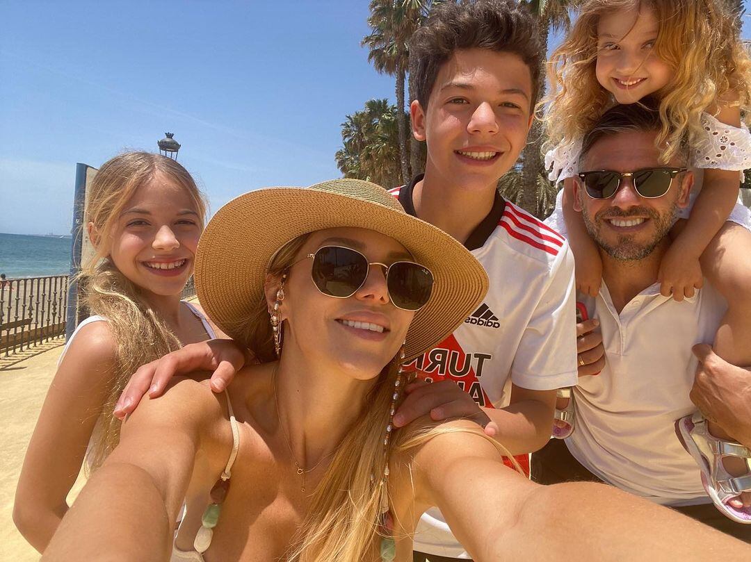 Evangelina Anderson y su familia son hinchas de River