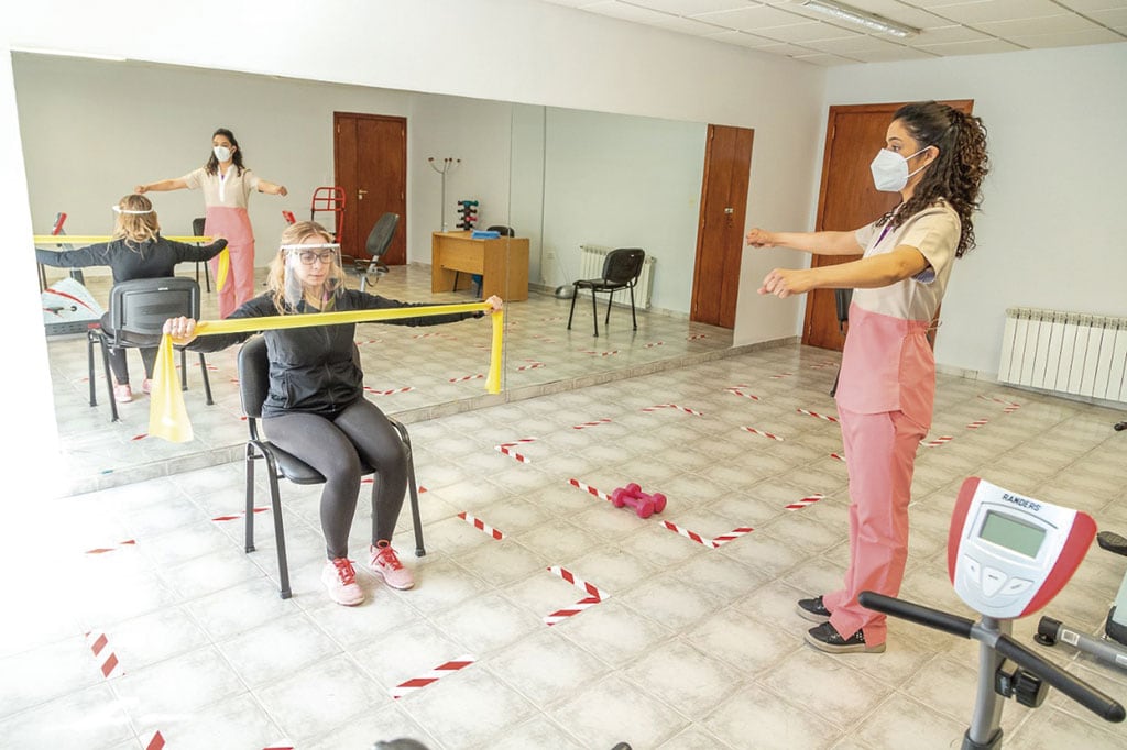 La Unidad de Rehabilitación trabaja con un staff conformado por profesionales de diversas áreas.