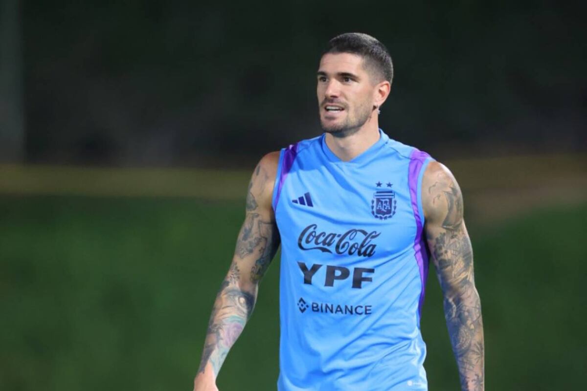 Selección Argentina: Rodrigo De Paul y Ángel Di María entrenaron a la par del equipo