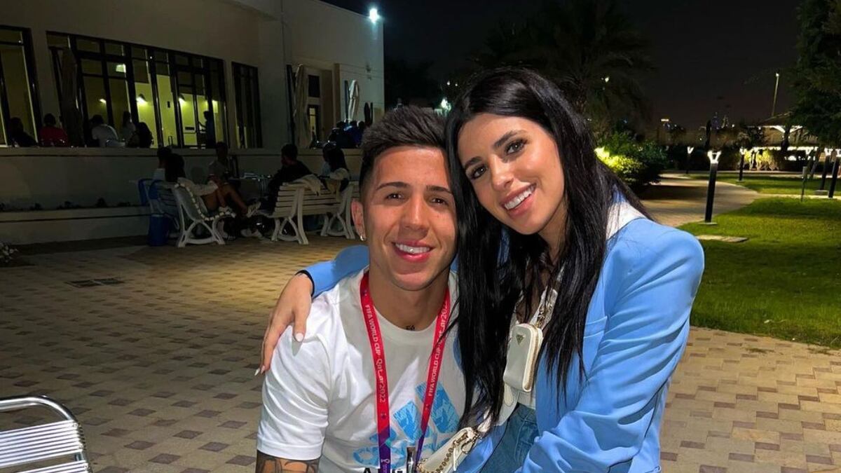 Quién es Valentina Cervantes, la novia de Enzo Fernández que es furor en redes sociales