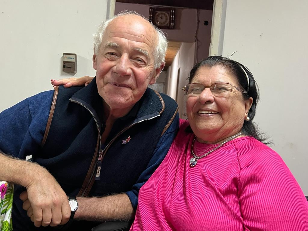 Elma y Geoffrey en un encuentro a pura emoción en Corrientes