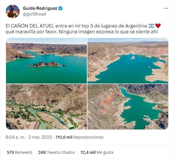 Un tweet se volvió viral mostrando un espectacular paisaje mendocino