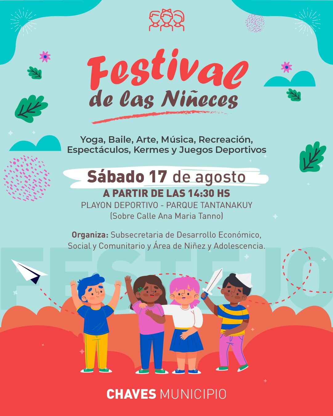 "Festival de las niñeces" en Gonzales Chaves