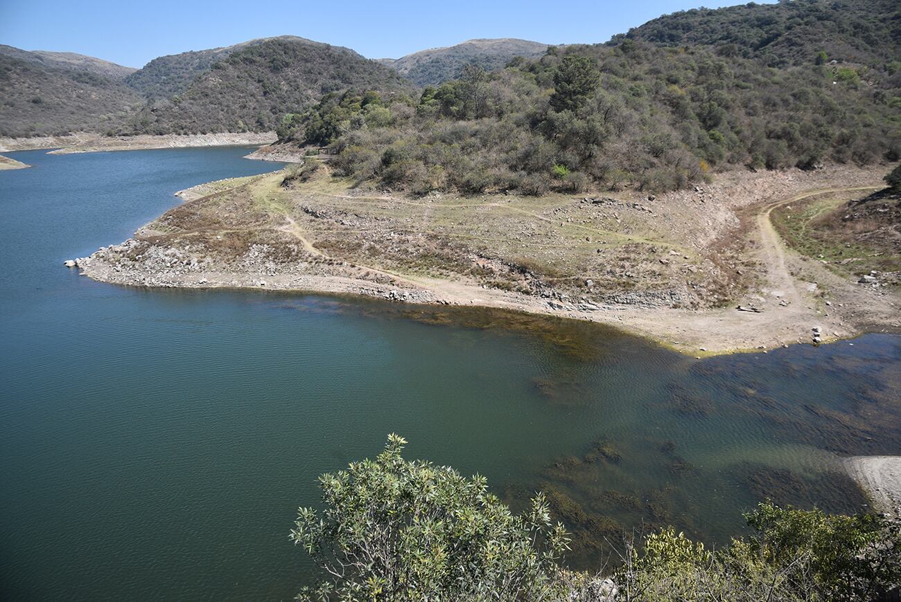 Dique La Quebrada con muy poca agua.
Foto: Pedro Castillo / La Voz