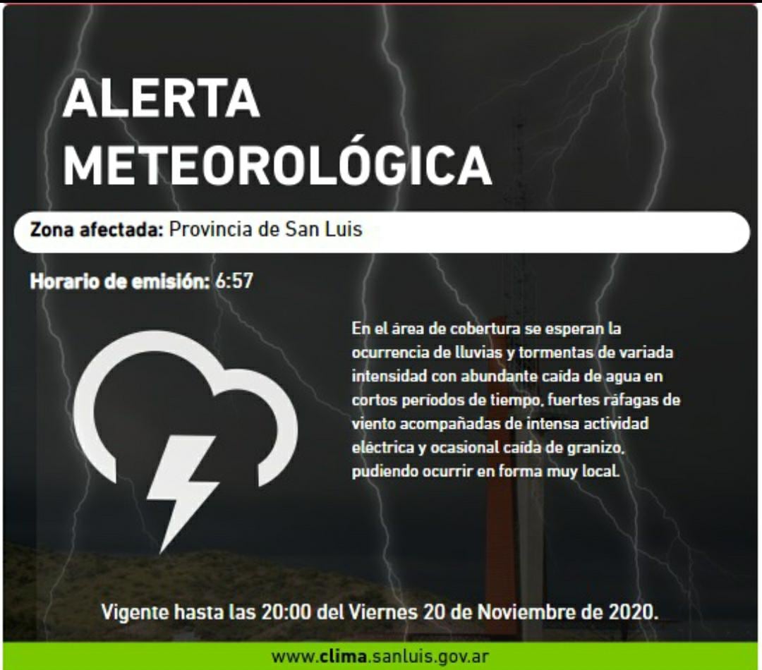 Alerta meteorológica