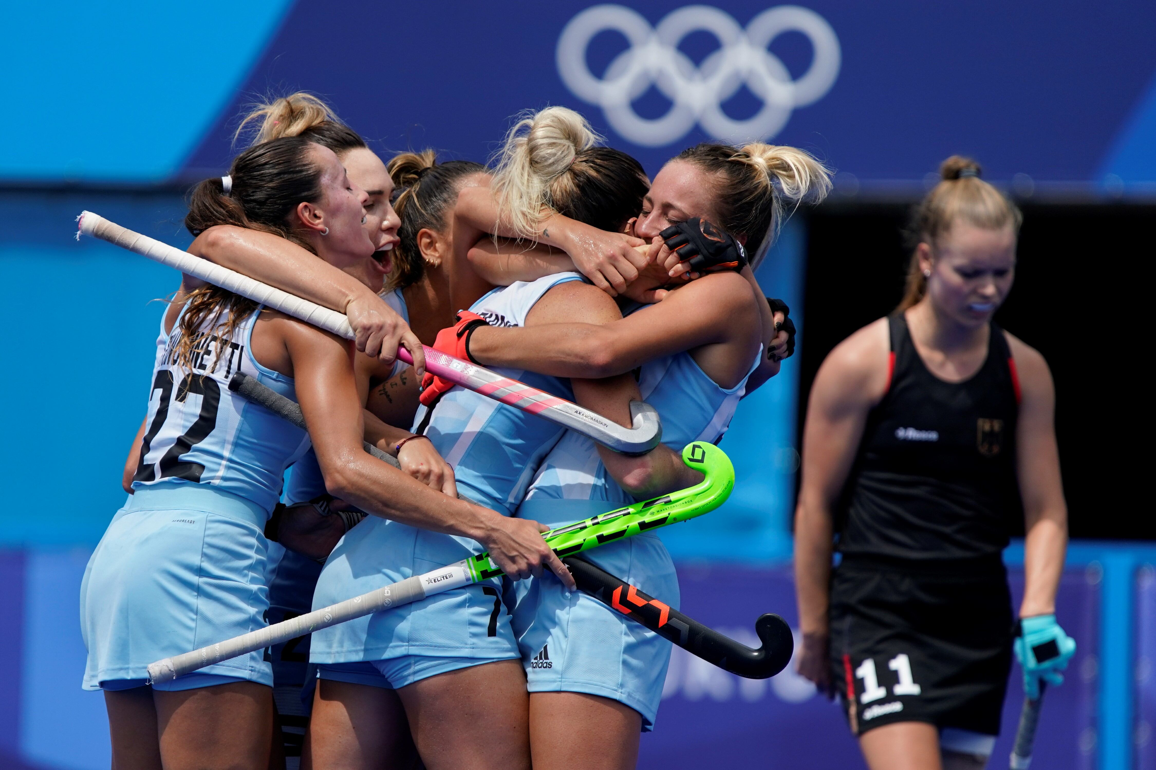 Las mejores fotos del partido entre Las Leonas y Alemania en los Juegos Olímpicos Tokio 2020.