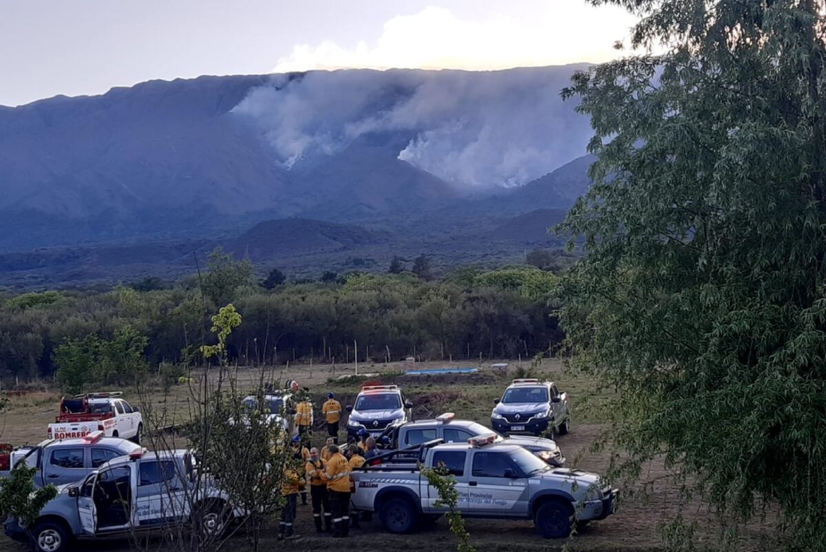 El incendio en Traslasierra ya provocó la pérdida de mil hectáreas