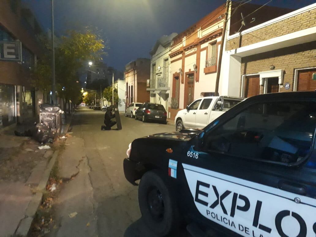 Debió interceder el Departamento de Explosivos