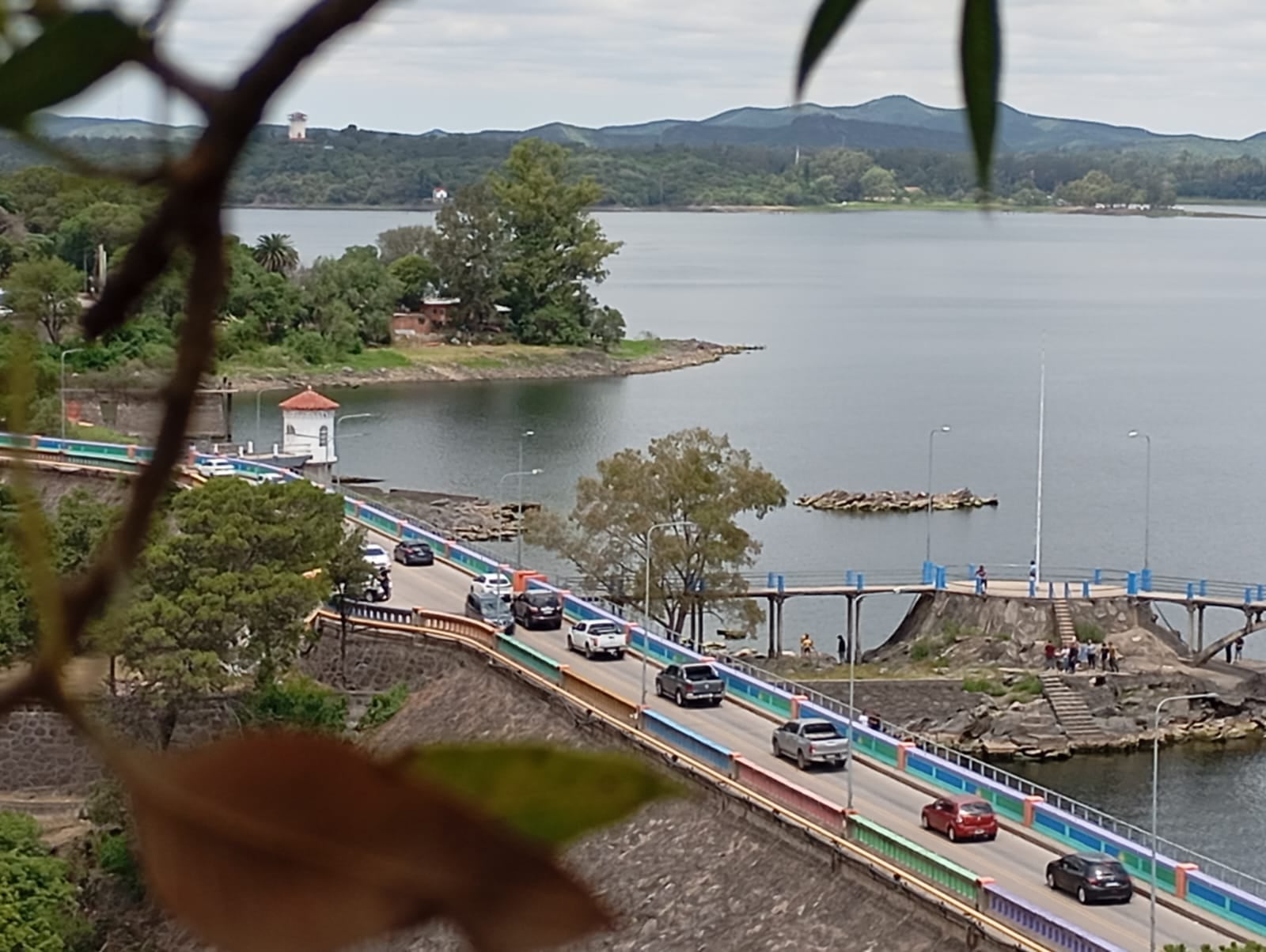 Embalse. El dique, del mayor lago artificial de la provincia de Córdoba.. (La Voz)