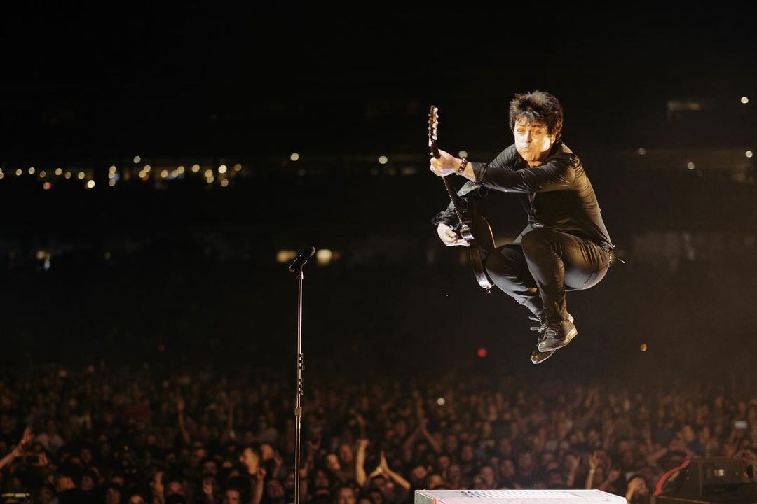 Billie Joe Armstrong, de Green Day (Instagram @greenday)