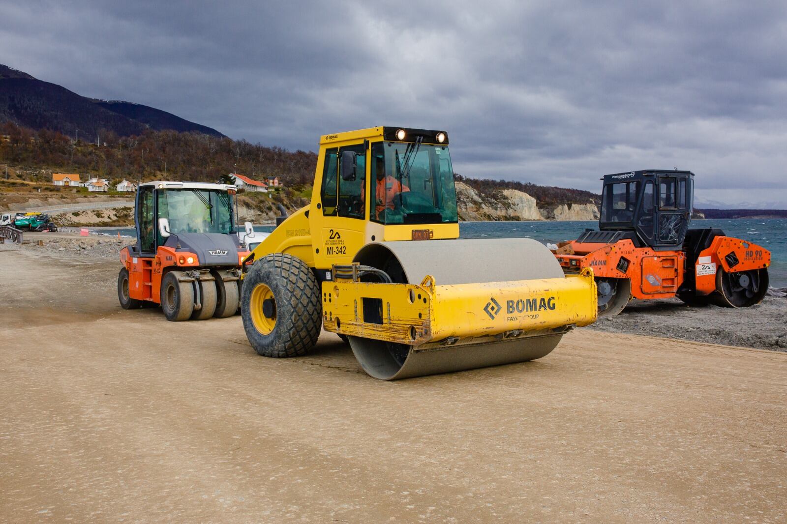 Obras de pavimentación de la ruta Nº1