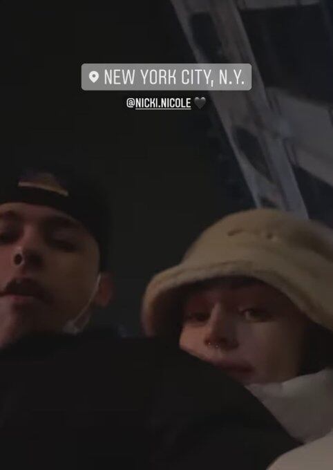 Trueno y Nicki Nicole en Nueva York