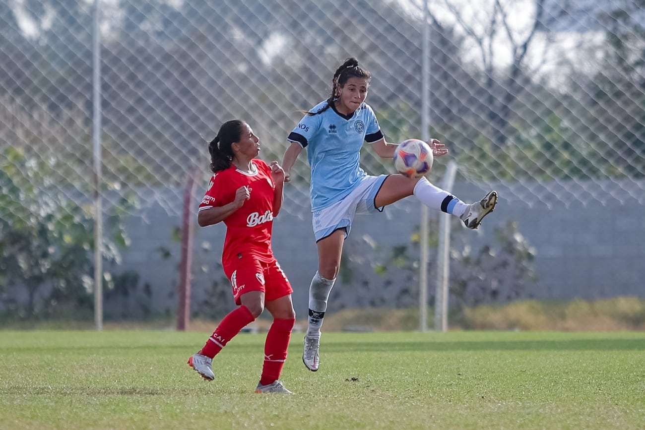 Mariana Sánchez, jugadora del femenino de Belgrano (Prensa Belgrano)