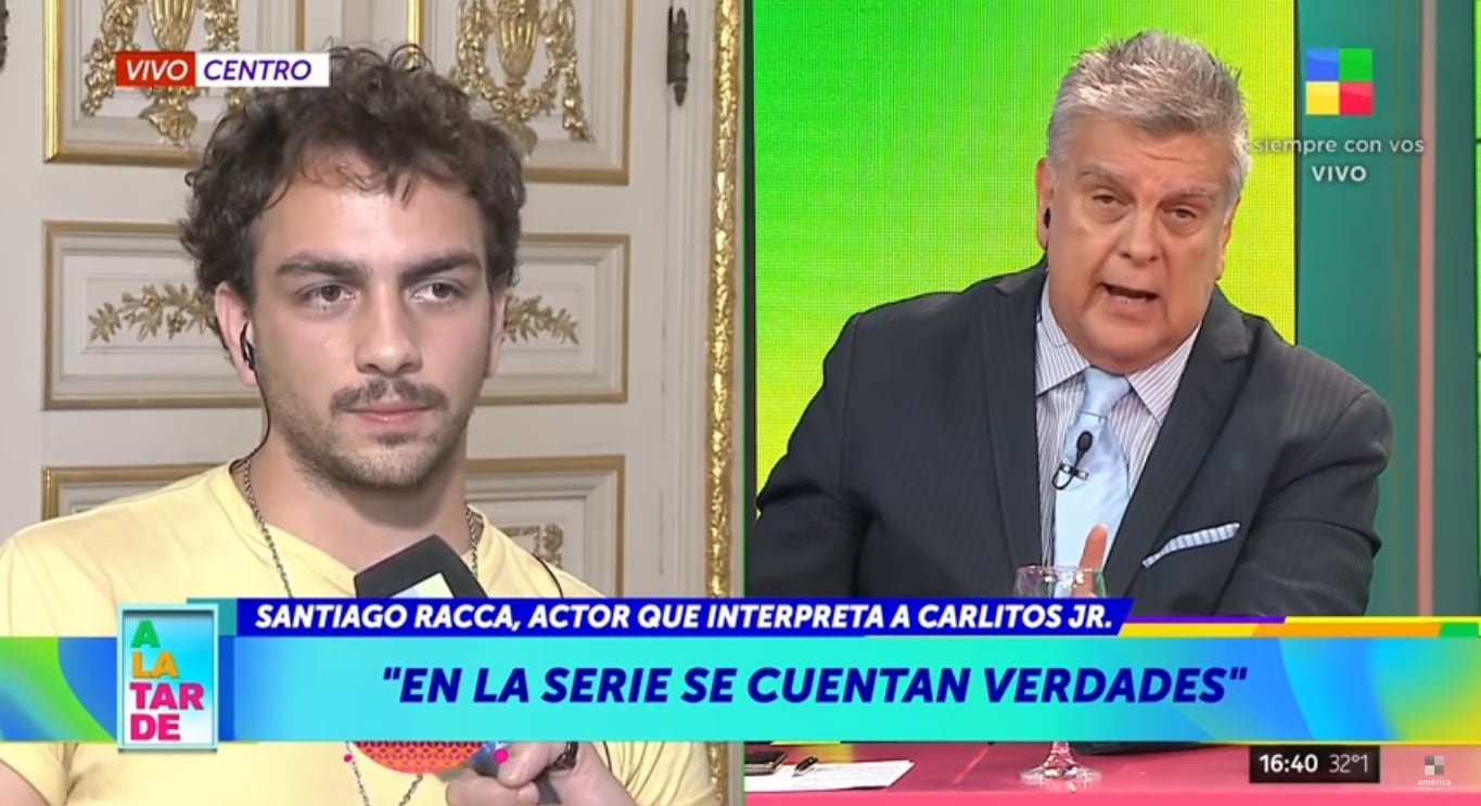 Santiago Racca, el mendocino que interpretará a Calos Menem Jr.