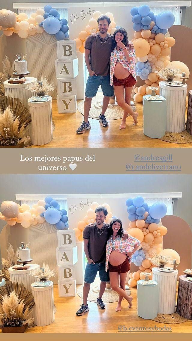 Así fue el baby shower del hijo de Cande Vetrano y Andrés Gil