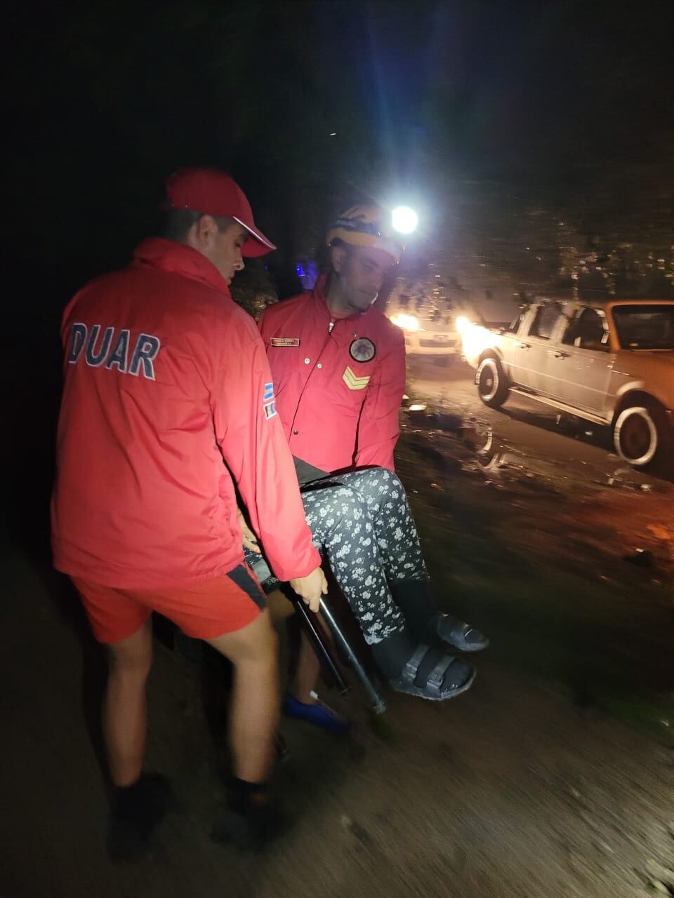 Personal del Duar y Defensa Civil protagonizó el accionar.