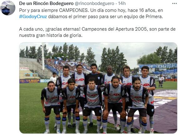 Godoy Cruz campeón 2005.