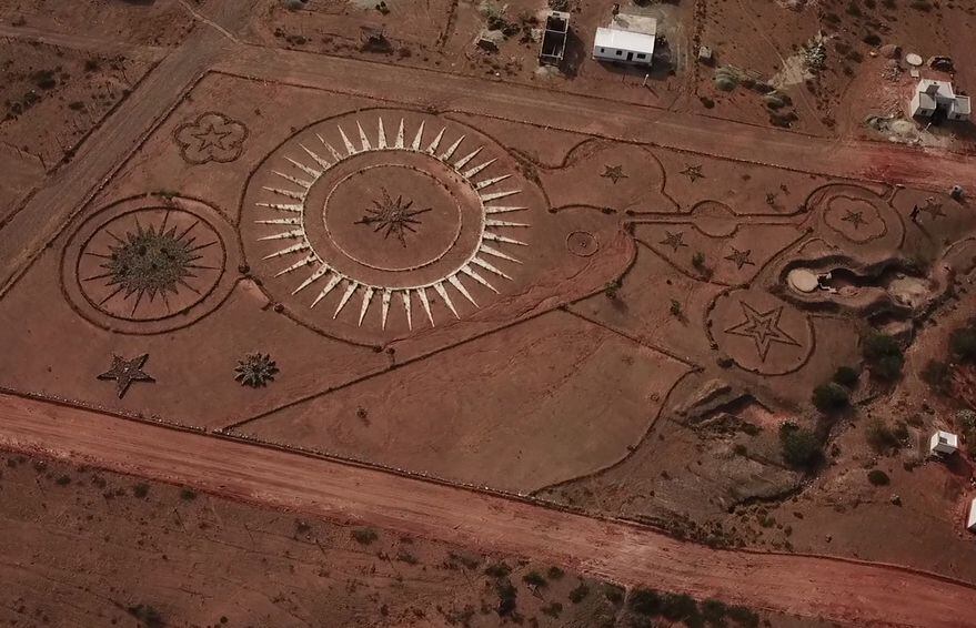 El ovnipuerto desde el aire.