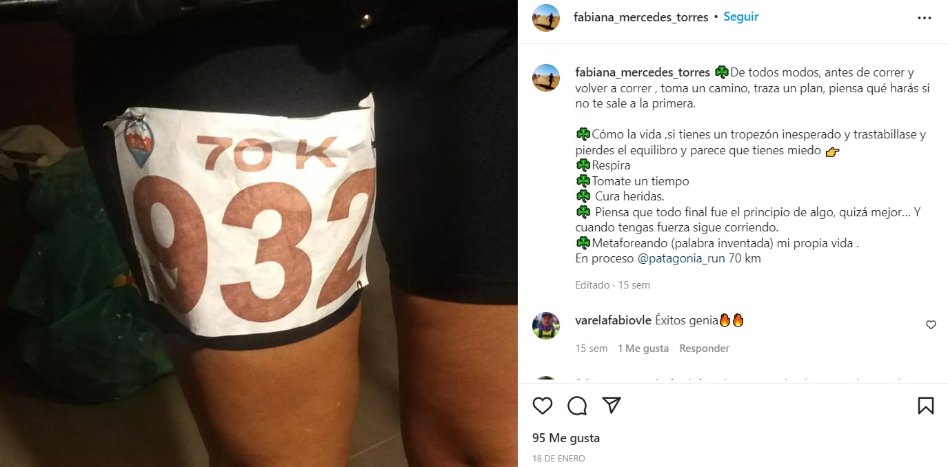 Fabiana Torres, la pampeana que correrá 50 kilómetros con fines solidarios.