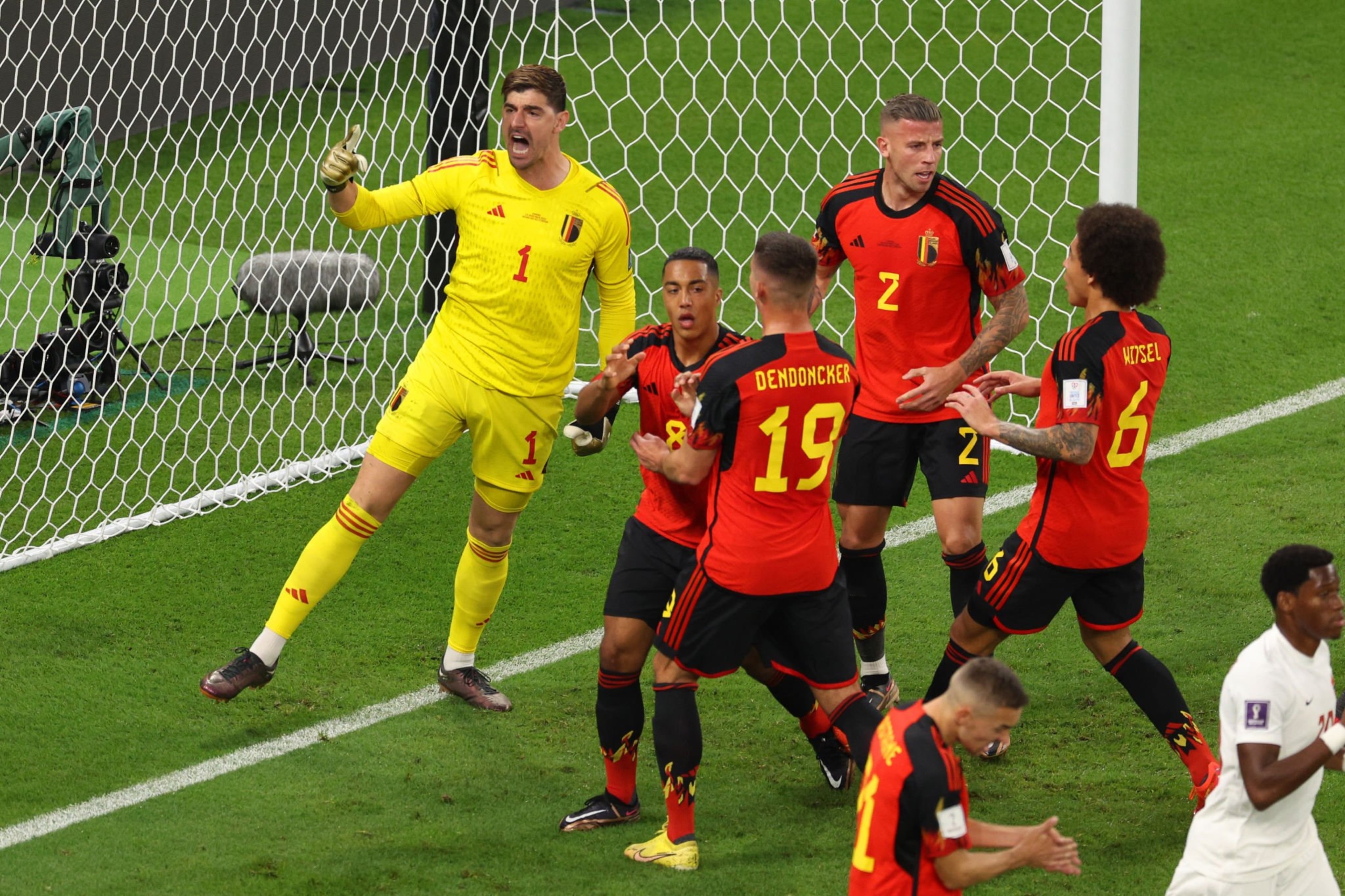 Courtois y compañía, en el triunfo de Bélgica.