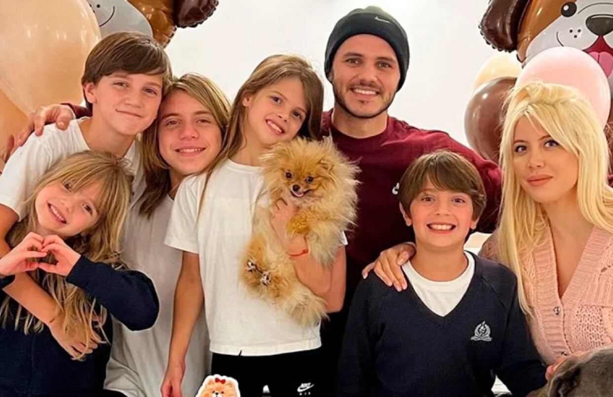 Valentino, el hijo mayor de Wanda Nara, cumple 13 años.