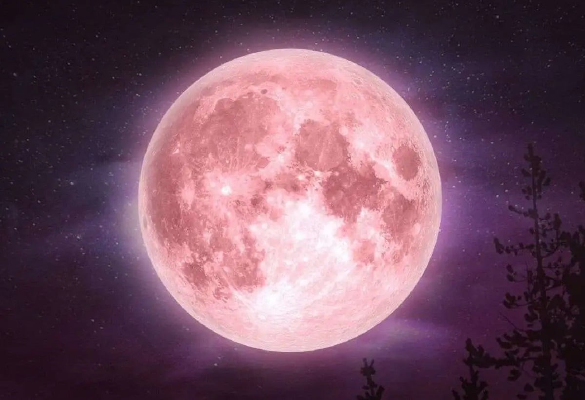 El nombre de la Superluna de fresa no tiene nada que ver con su color. (Imagen ilustrativa / Web)