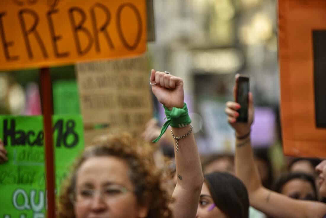 Día de la Mujer. (Facundo Luque / La Voz)