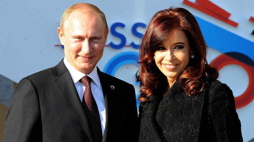 G-20. Putin y Cristina Fernández (DyN/Presidencia).