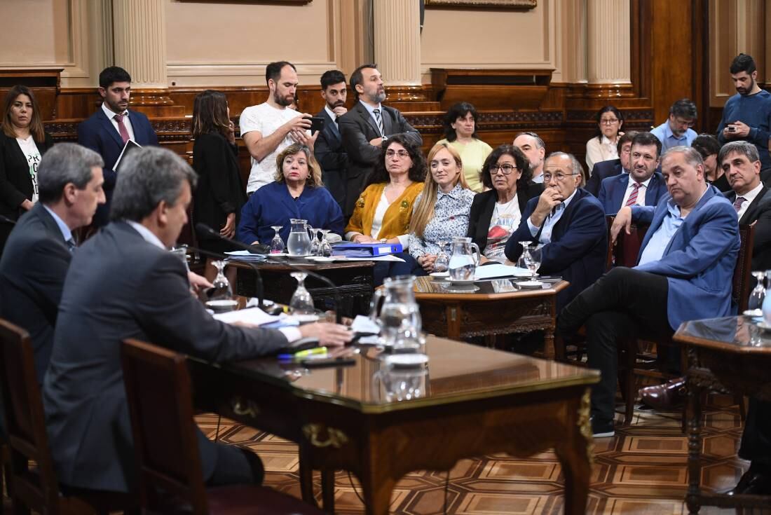 El Frente de Todos consiguió firmar dictamen del Presupuesto sin Juntos por el Cambio. Foto: Comunicación Senado.