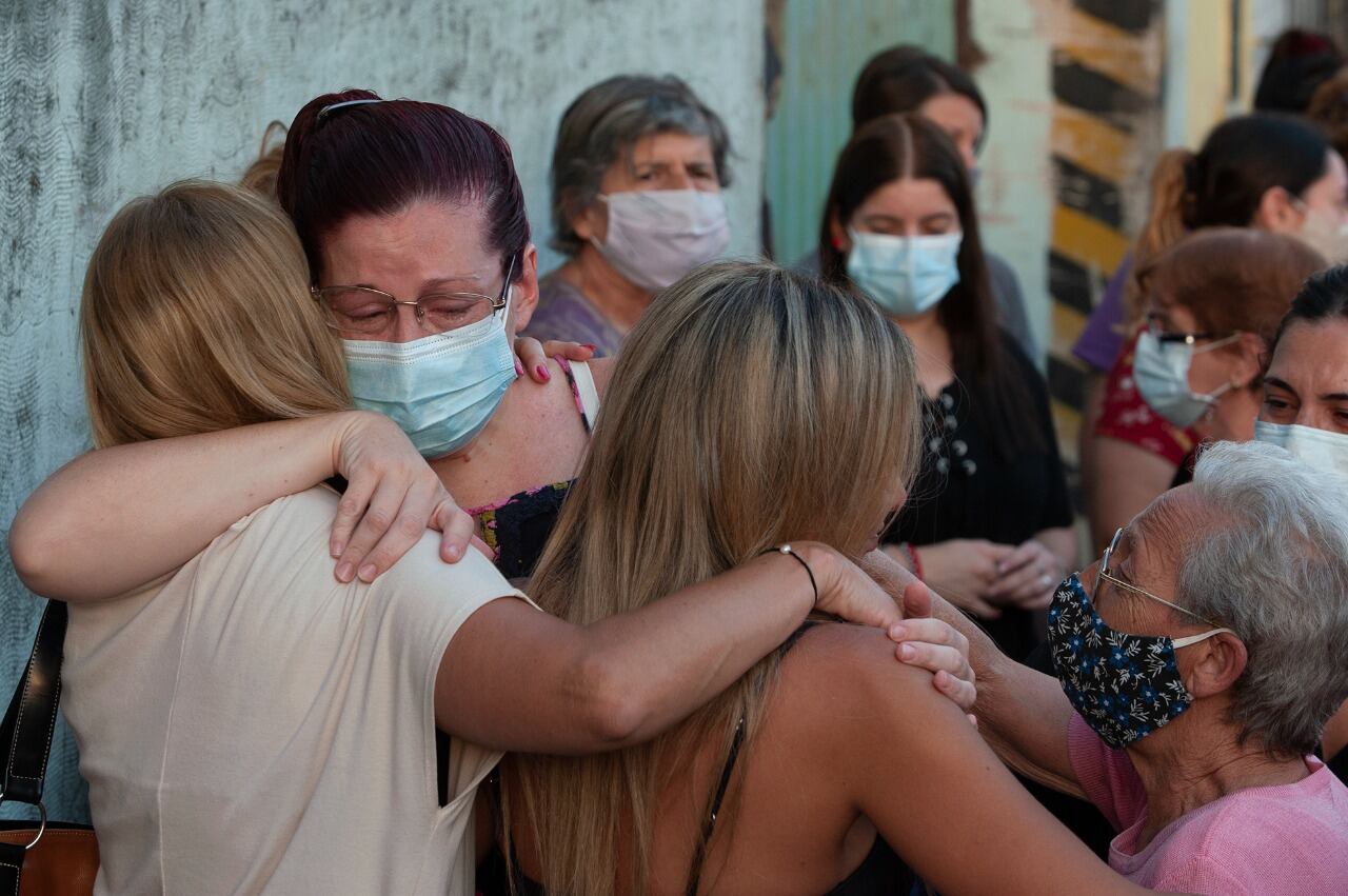 Marcharon pidiendo Justicia por Rolando Omar Villafañe, el empresario asesinado por delincuentes en Caseros. (Foto / Clarín)