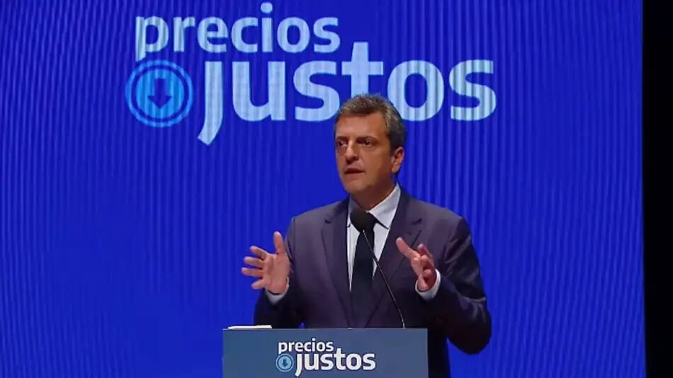 Sergio Massa anuncia este viernes el programa "Precios Justos", que congela 1.700 productos por cuatro meses.